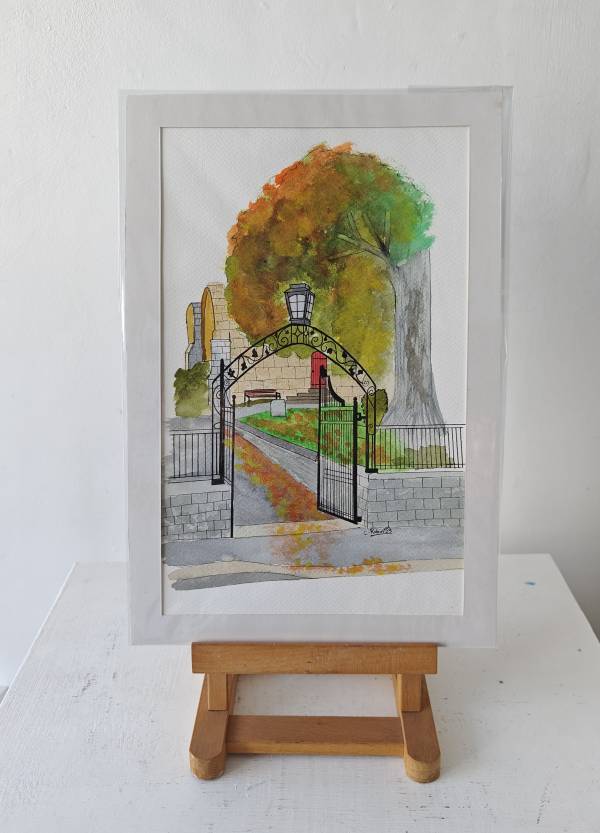 - a , Ink Mounted Picture by Craig Robinson, measuring 35 x 19 cm (H x W) £30